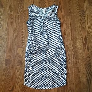 H&M MAMA Blue & White Maternity Dress